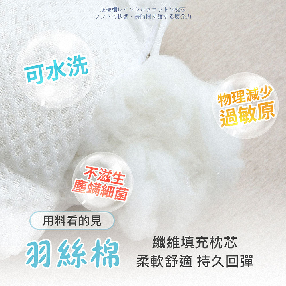 高回彈日本豆腐枕 羽絲絨枕 低枕/高枕