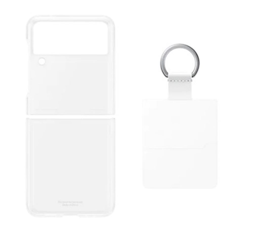 三星 SAMSUNG Galaxy Z Flip3 5G 原廠透明保護殼附指環扣