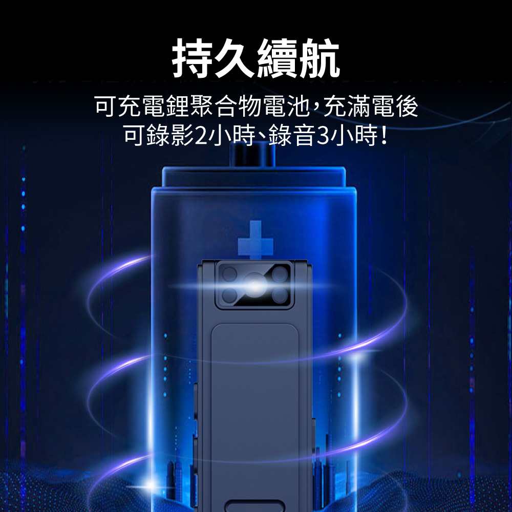 紅外線夜視廣角磁吸領夾式微型攝影機行車紀錄器 (一般款／WIFI款)