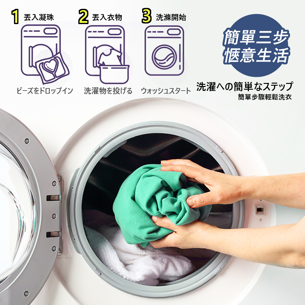 高濃縮三效合一洗衣球30顆/盒 高效去汙 香氛淨味 洗衣膠囊 洗衣精 洗衣膠球