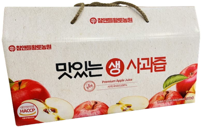 【Htfarm】韓國美味純粹蘋果汁 100ml 果汁飲 隨身包 蘋果原汁