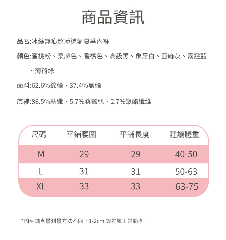 冰絲無痕超薄透氣夏季內褲 內褲 無痕內褲 冰絲內褲