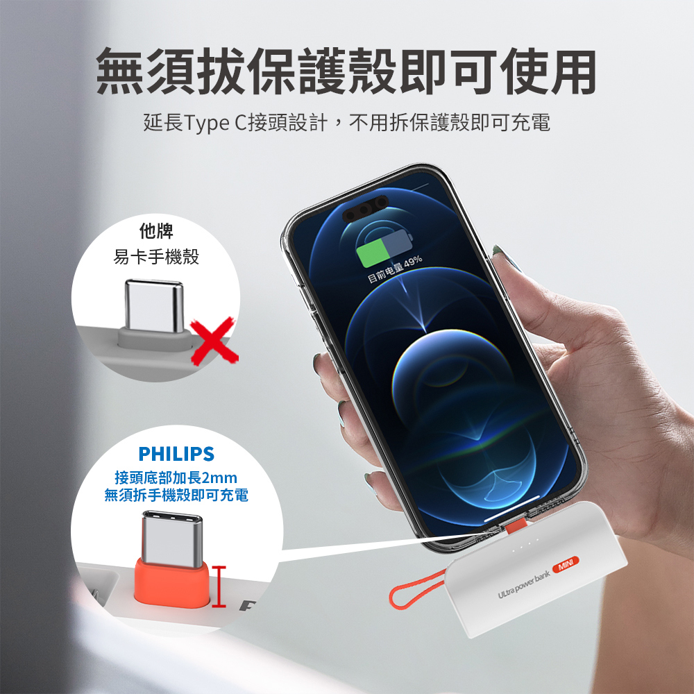 升級版【PHILIPS 飛利浦】FunCube 多合一磁吸行動電源+口袋行動電源