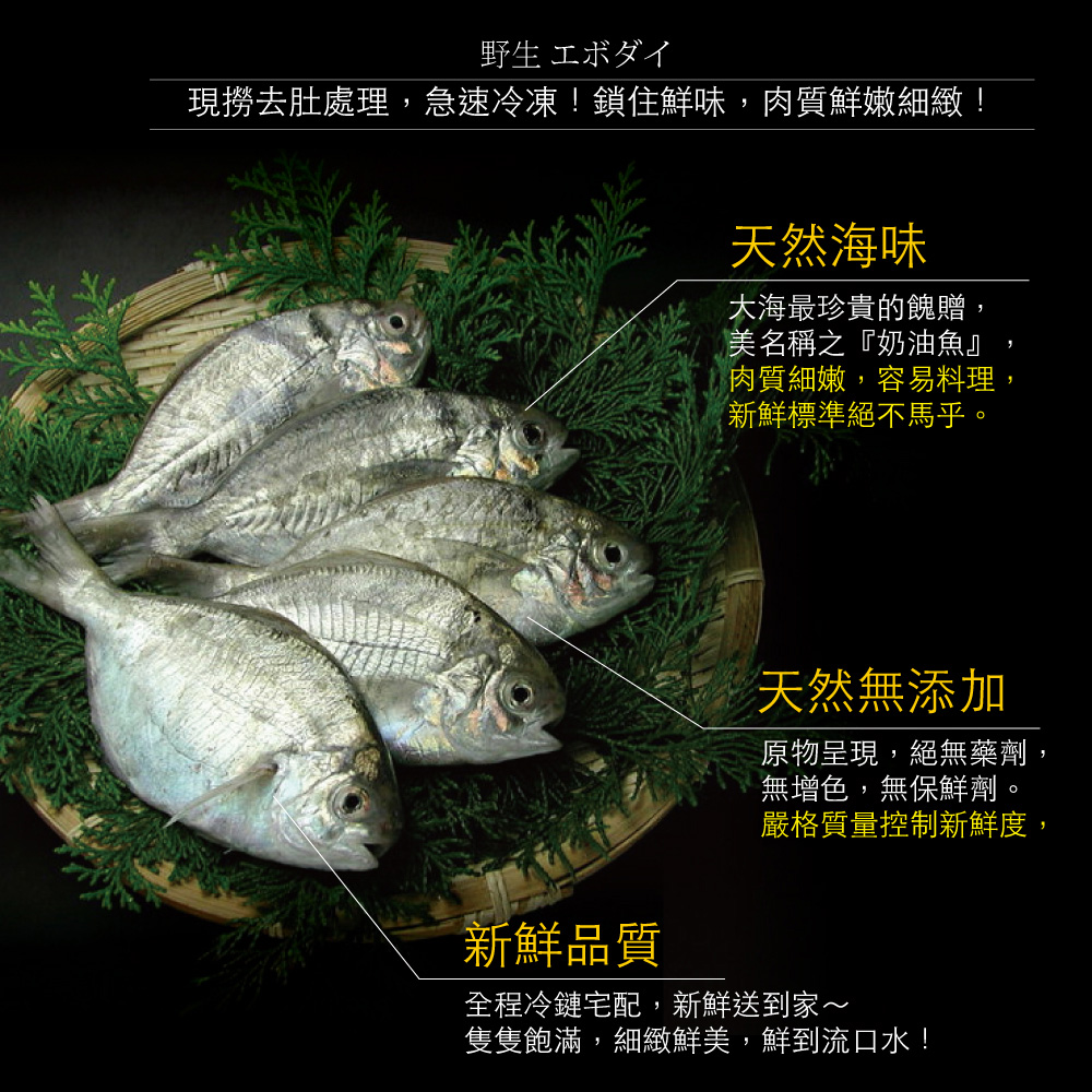 【小川漁屋】極鮮野生肉魚 (600g±10%/包 包冰率25%)