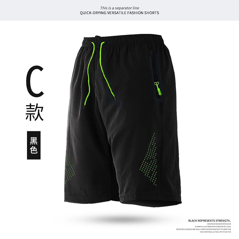 輕量速乾降溫涼感彈性伸縮運動短褲