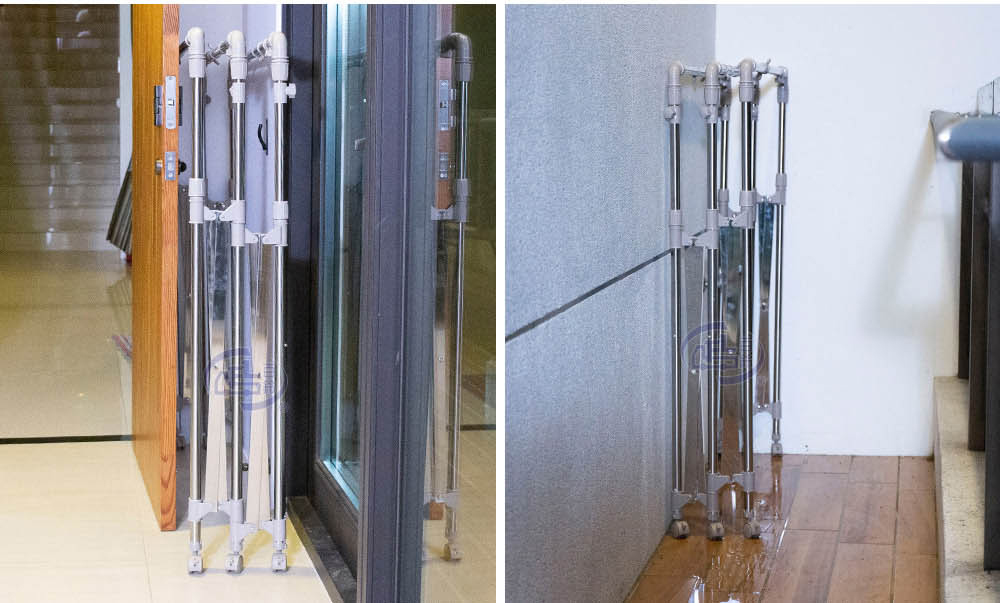       【百鈴】衣立不倒三桿可移動大容量多變曬衣架(超值組)