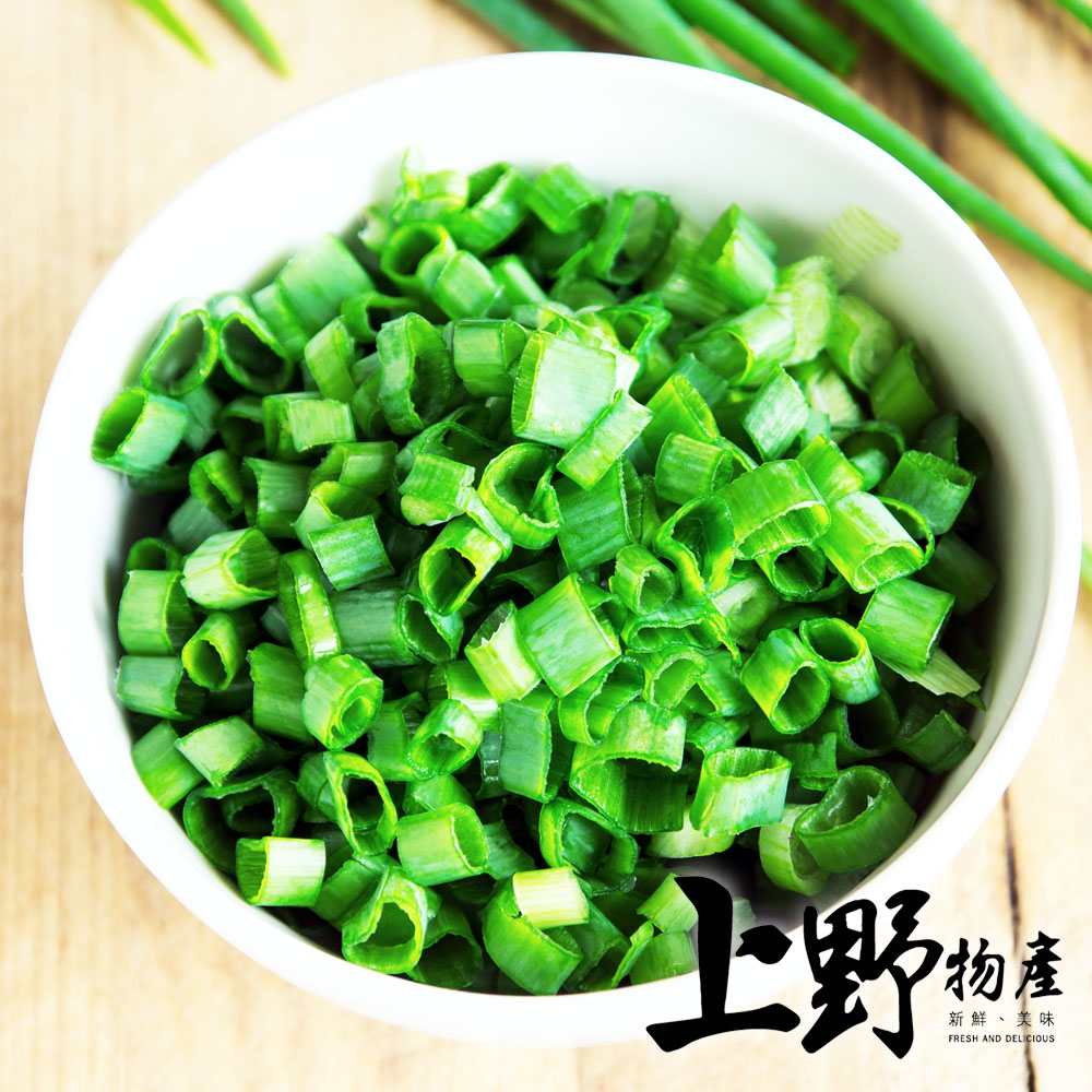       【上野物產】台灣產 即食可用 細蔥花 x5包(500g±10%/包