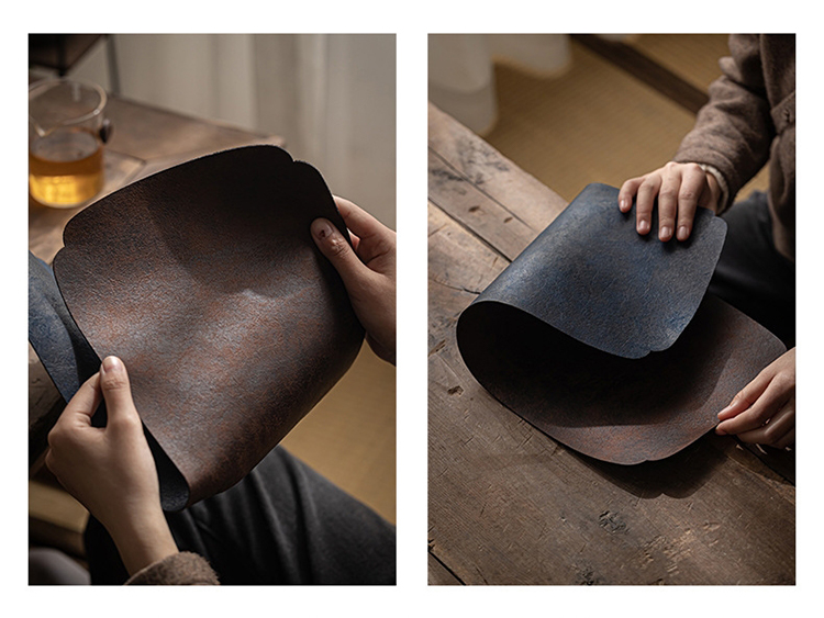 古風防水雙層茶墊 