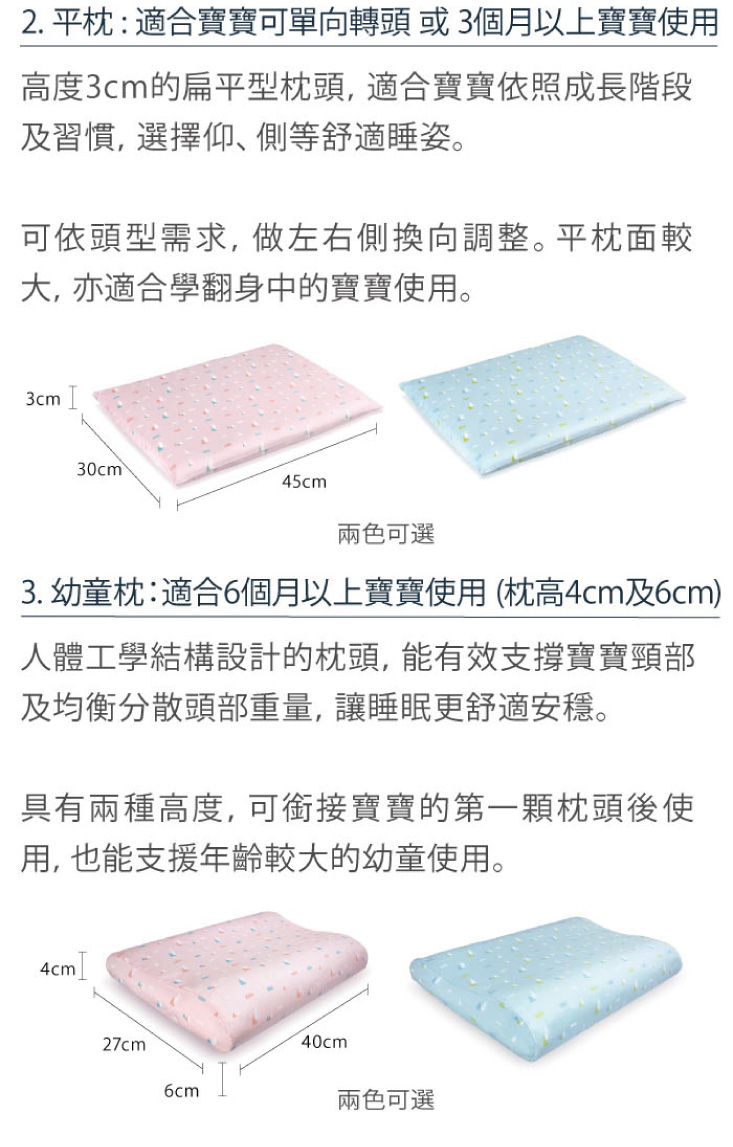 【Combi 康貝】Air Pro水洗空氣枕平枕(藍色/粉色)