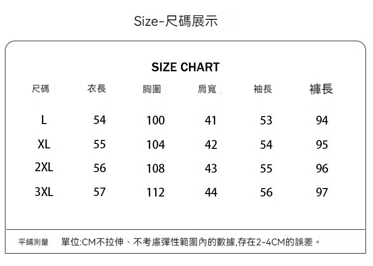 秋冬新款休閒修身顯瘦時尚運動套裝 休閒套裝 3色 L-3XL