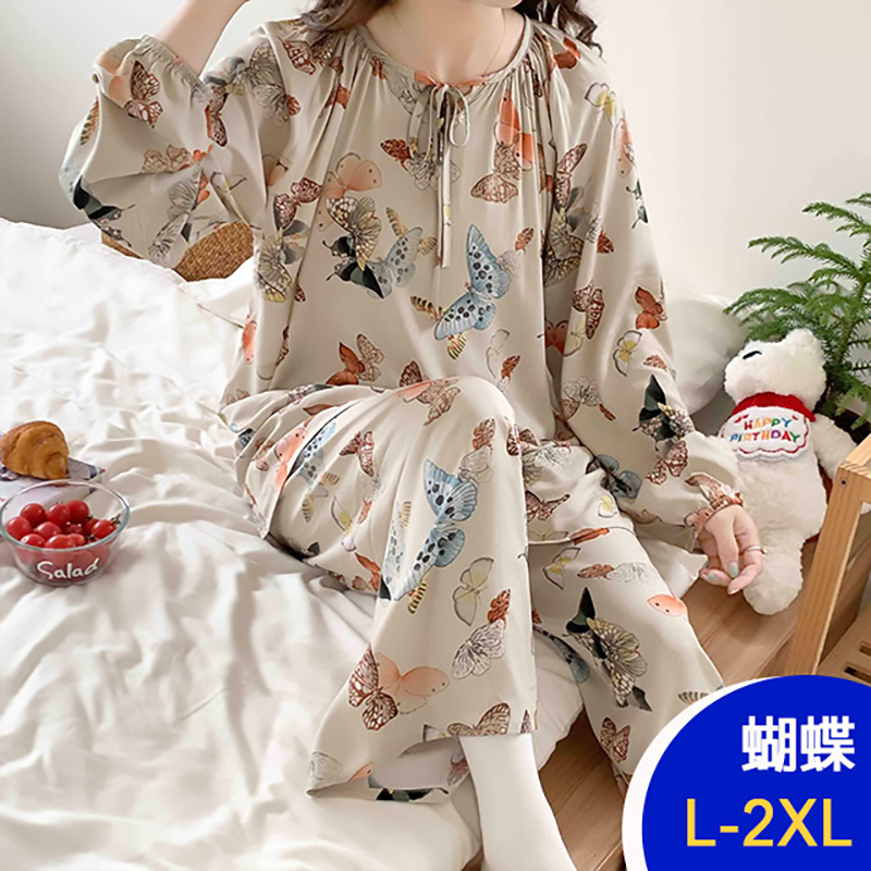 韓國專櫃長袖棉稠套裝 加厚家居服 輕奢小香風 (多款任選)