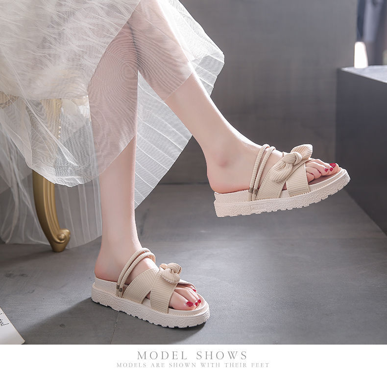 韓系透氣舒適軟底百搭兩穿涼鞋拖鞋 多款可選