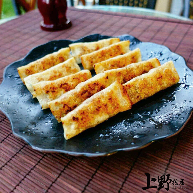       【上野物產】手工韓式泡菜煎餃 x4包(500g±10%/約25個/