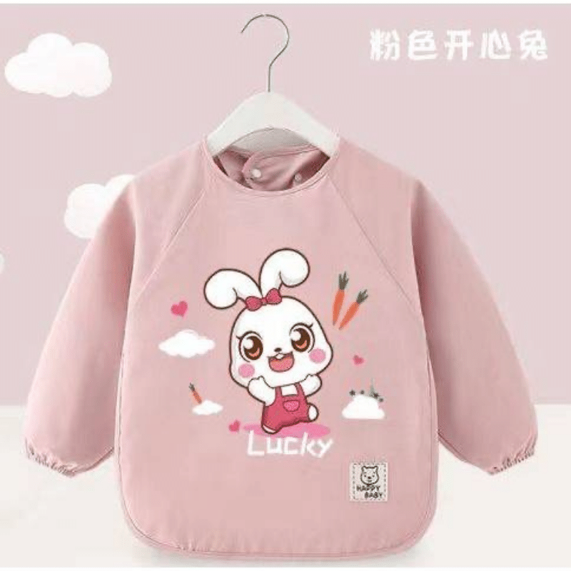 兒童長袖防水圍兜 (畫畫衣) 多款花色 任選