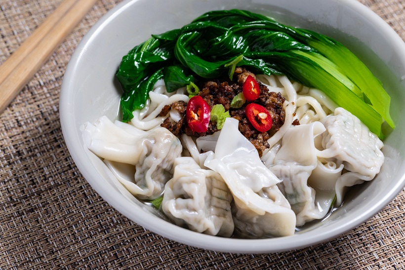 【易大師】植物肉手工大餛飩(蛋素)200g/盒 無添加 雲吞 抄手 素食 未來肉