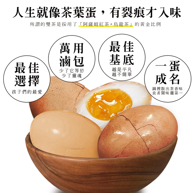 【麗紳和春堂】一蛋成名雙茶滷包(3包/袋) 茶葉蛋／溏心蛋滷包 天然成分無香精