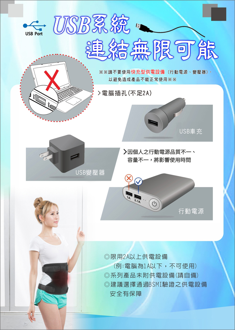 【Venture】FV-45 USB 行動遠紅外線熱敷墊(遠紅外線-肩部)