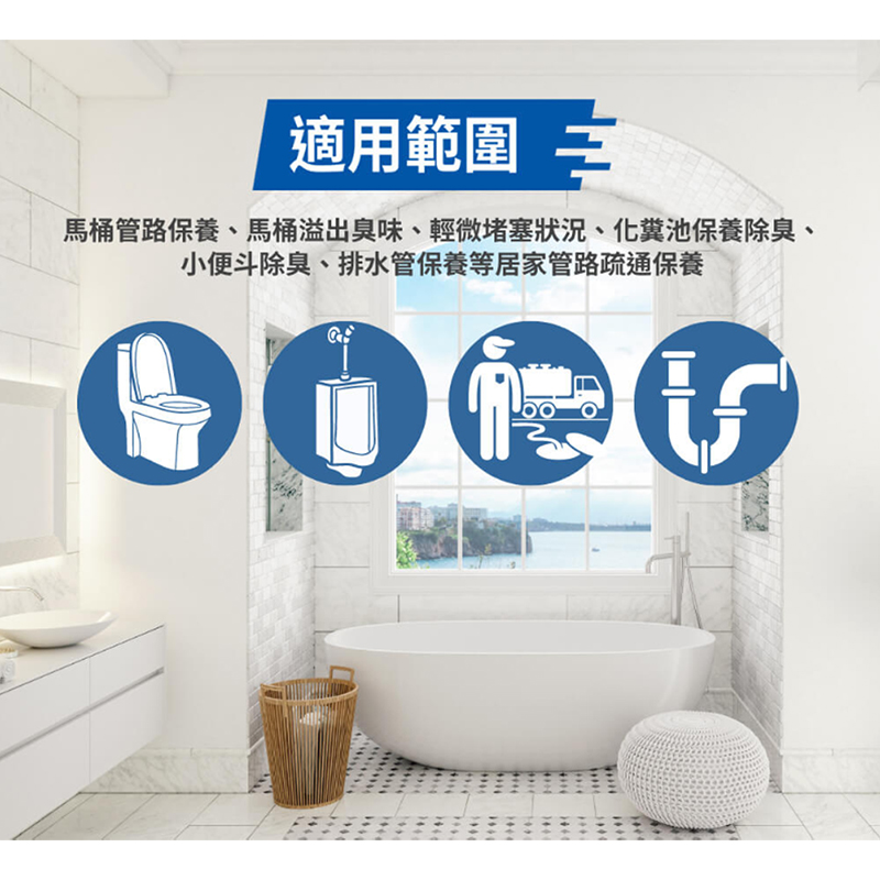 【AllClean多益得】馬桶除臭化糞菌40gX2包/袋 環保 防阻塞 馬桶清潔