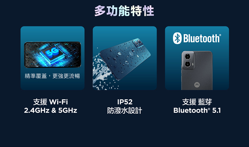【motorola】G34 5G (4G+128G) 6.5吋智慧型手機