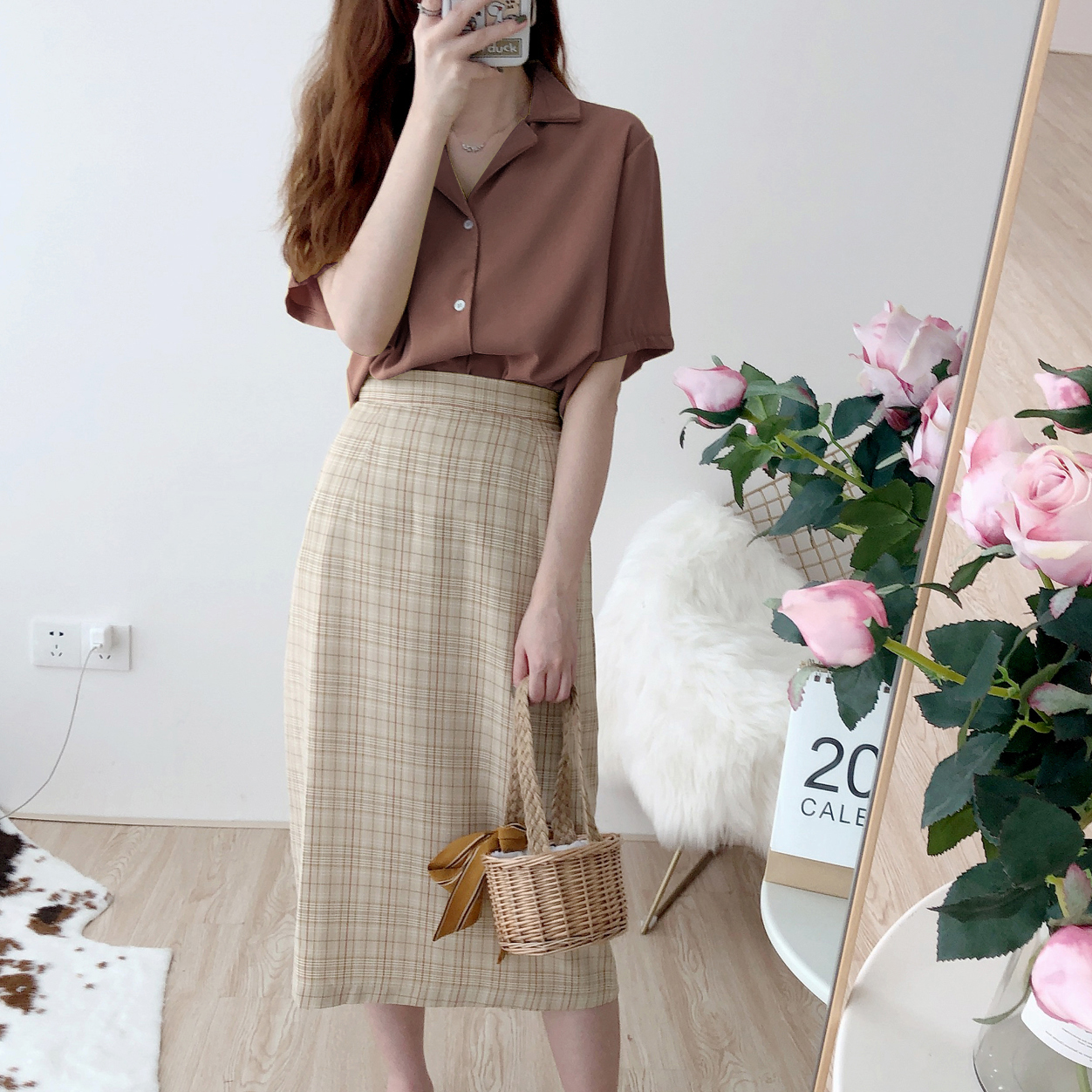 韓色系13色雪紡西裝領短袖襯衫 雪紡襯衫 雪紡上衣