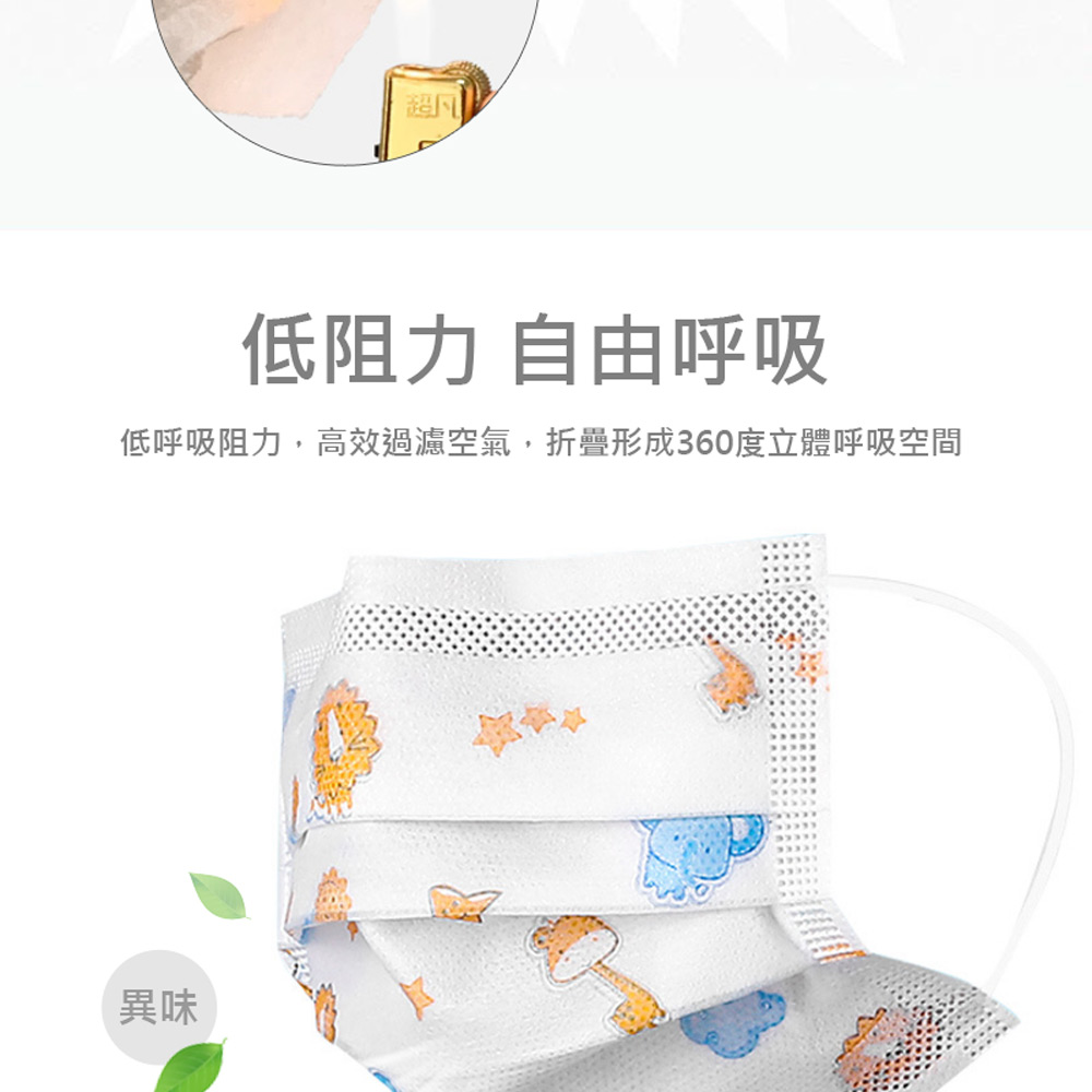 【IS】RM-C102一次性防護兒童口罩 50入/包(獨立包裝)