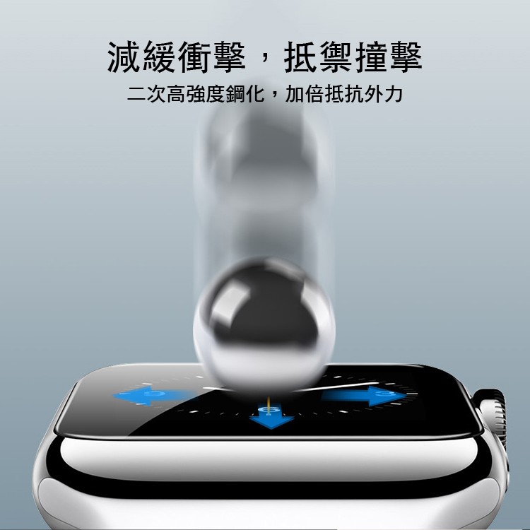 Apple Watch 2 3 4 38 40 42 44 mm 滿版 超薄 高