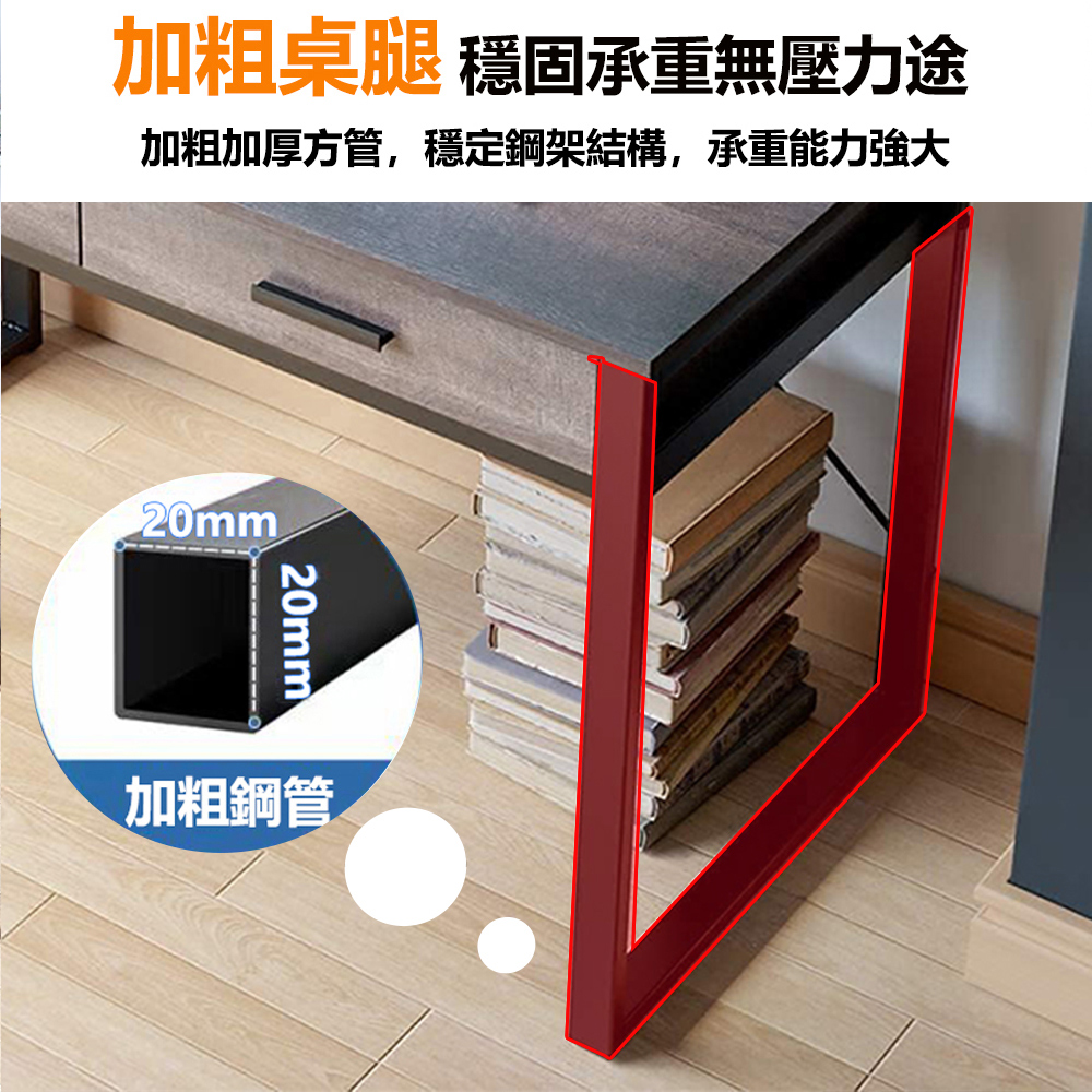 【E家工廠】舊古風書桌 工作桌 電腦桌 桌子 長桌 學習桌 130-KC