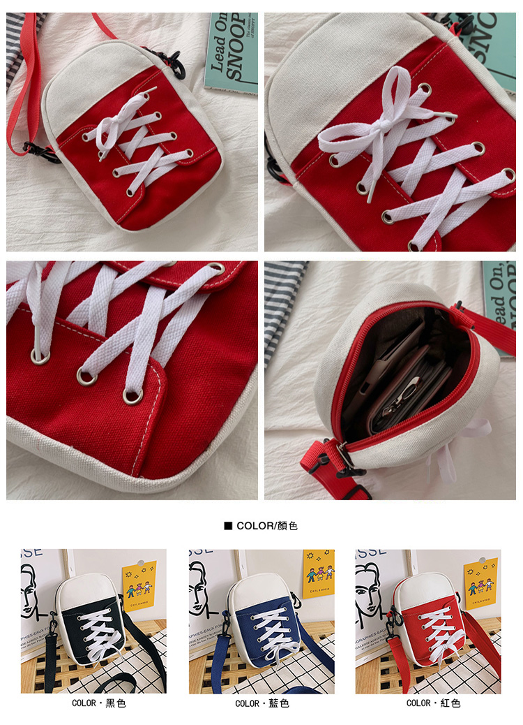 日系原宿風帆布小包包