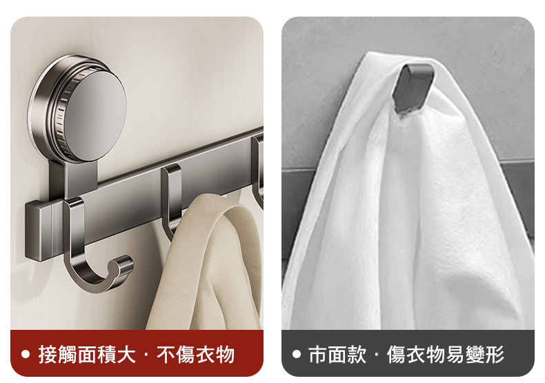 免打孔吸盤門後掛鉤 強力排鉤 壁掛掛勾 掛架 包包掛鉤 衣帽架