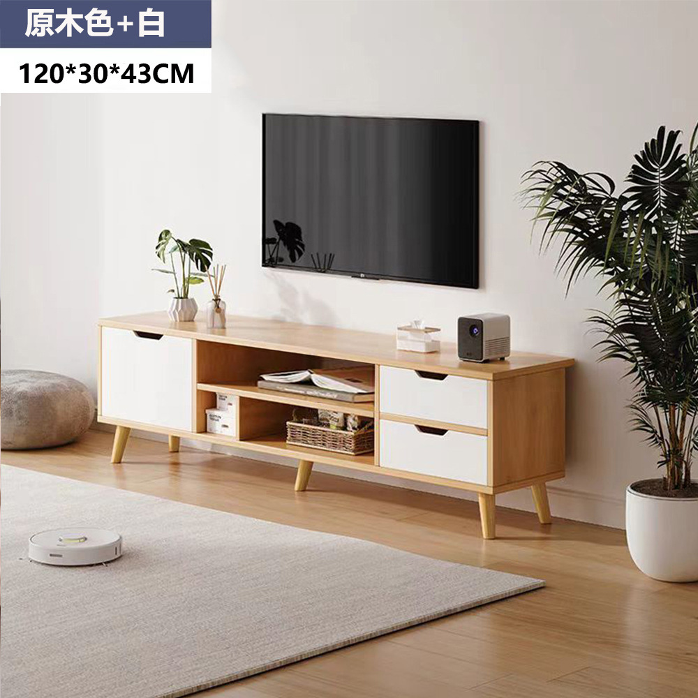 【E家工廠】120公分一門兩抽收納電視櫃 TV櫃 客廳櫃 332