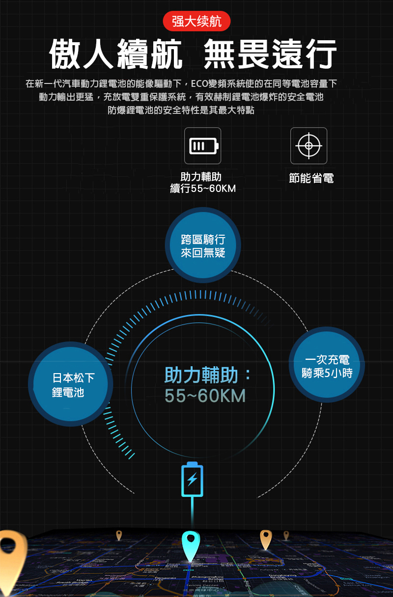 【e路通】ES-T3 48V 高碳鋼 鋰電 10AH 定速 LED燈 摺疊電動車