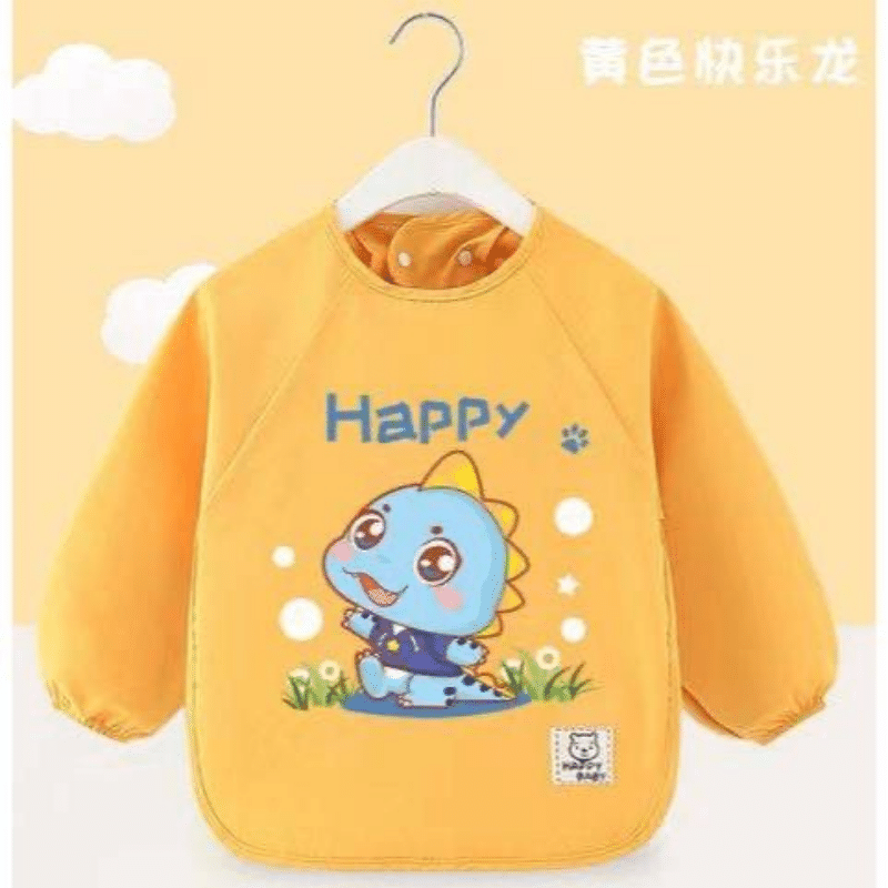 兒童長袖防水圍兜 (畫畫衣) 多款花色 任選