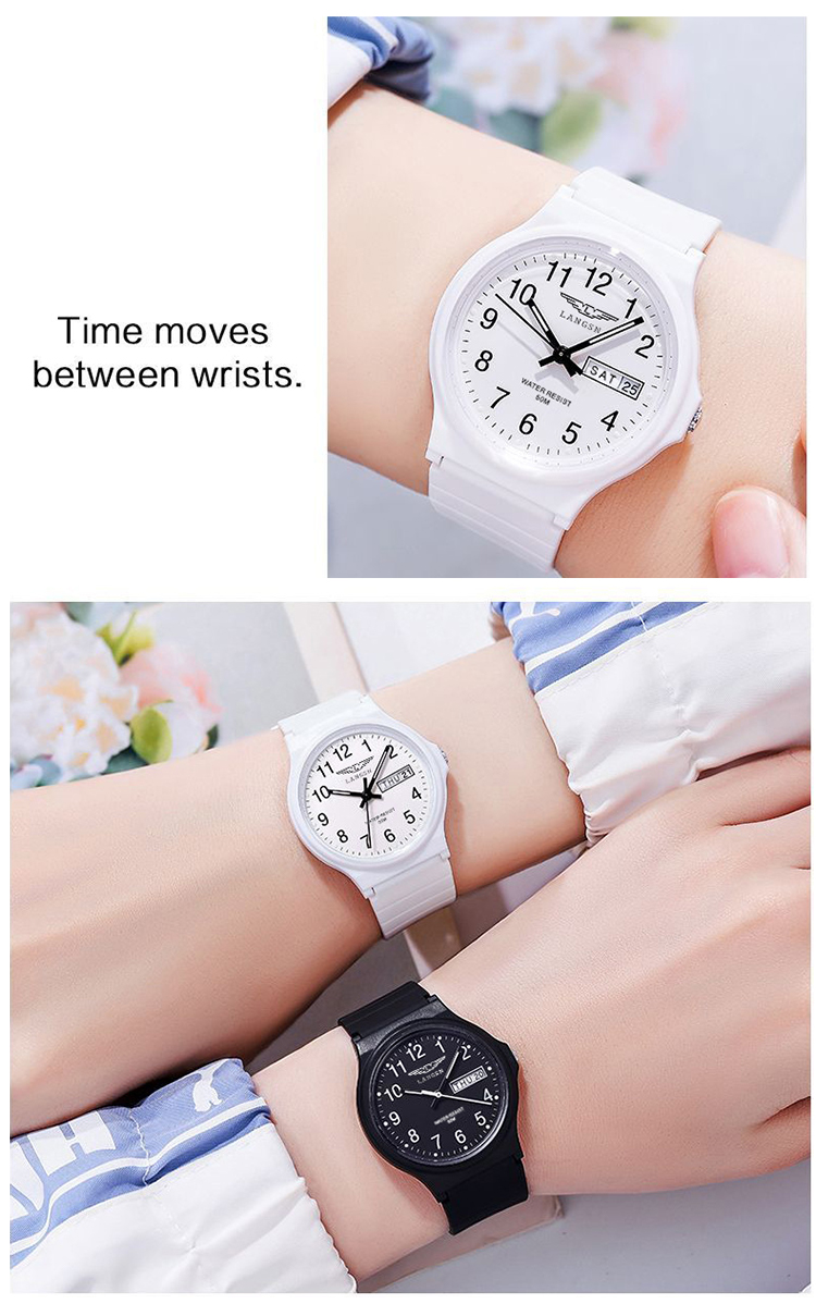 夜光功能日期學習手錶