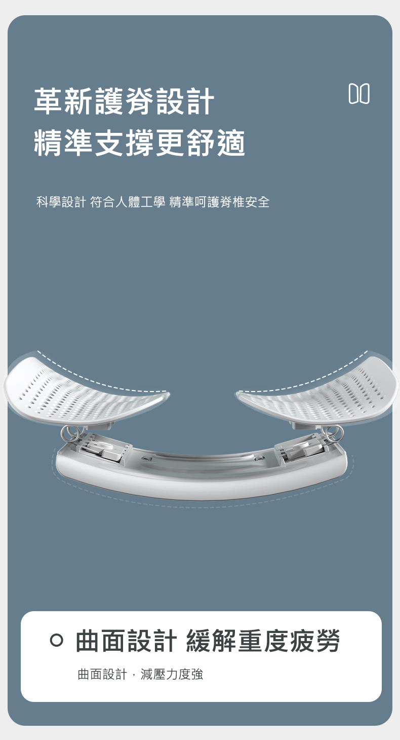 人體工學肺葉調整型追脊護腰靠墊 腰墊 腰枕 調整坐姿腰靠