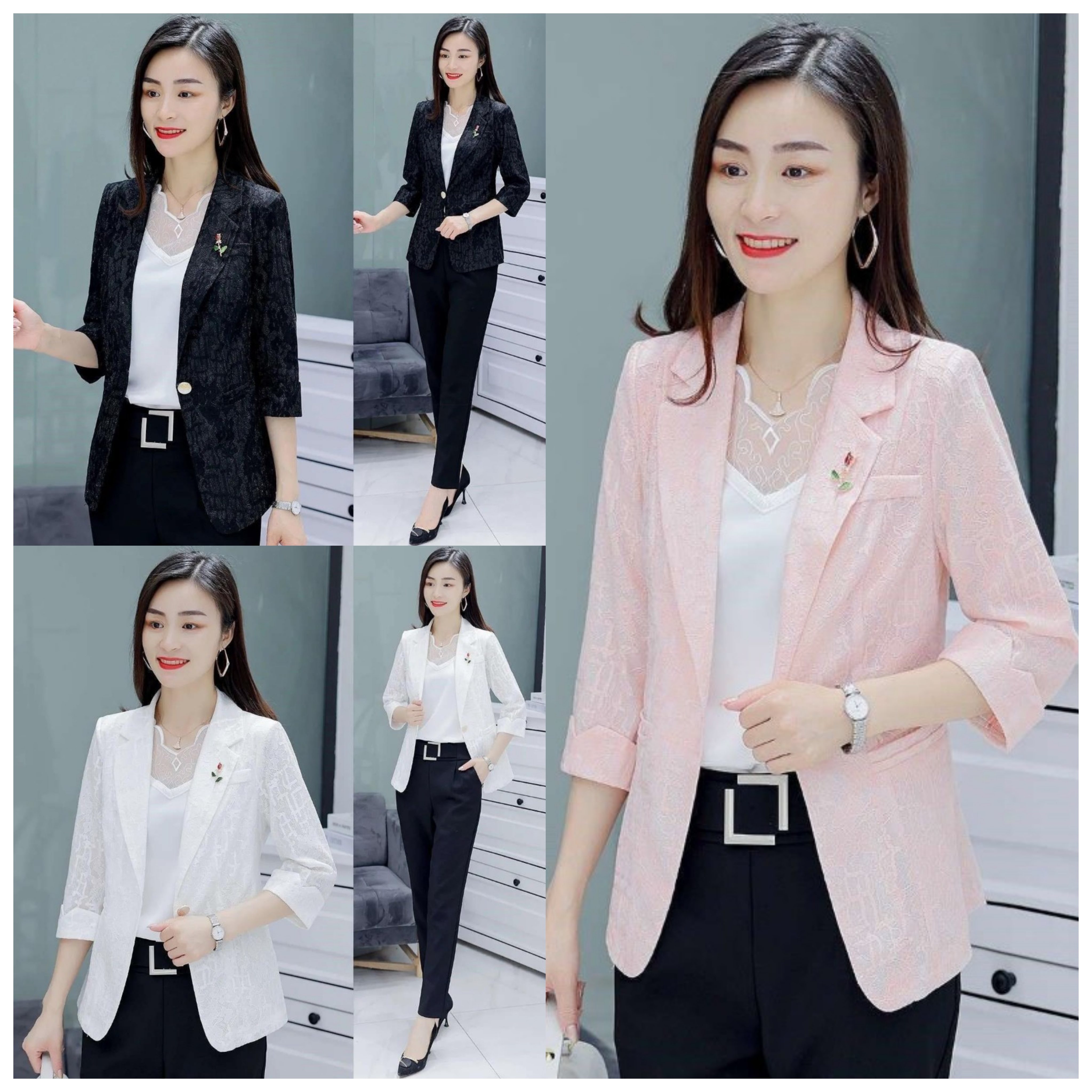 韓系高質感氣質百搭西裝外套 多款任選 中大尺碼西裝外套