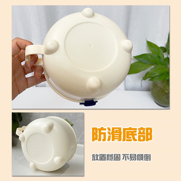 帶蓋304不鏽鋼泡麵碗1000ml 可瀝水 隔熱碗 不鏽鋼碗 大碗公 餐具
