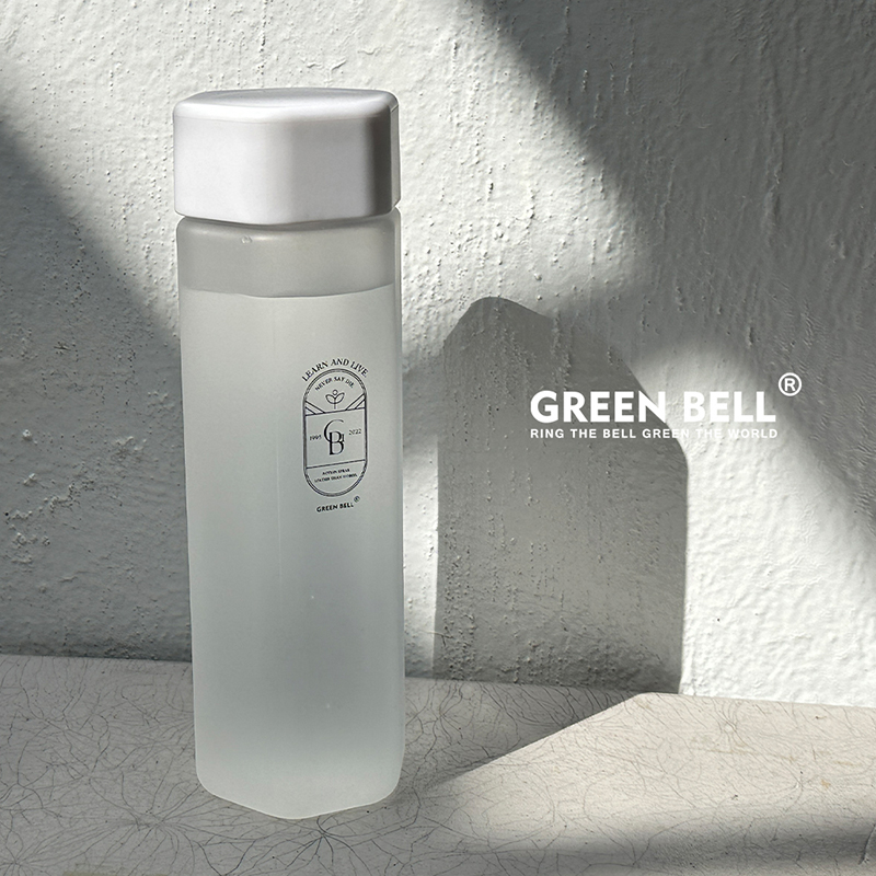 【GREEN BELL綠貝】童趣花森多邊形水壺600ml