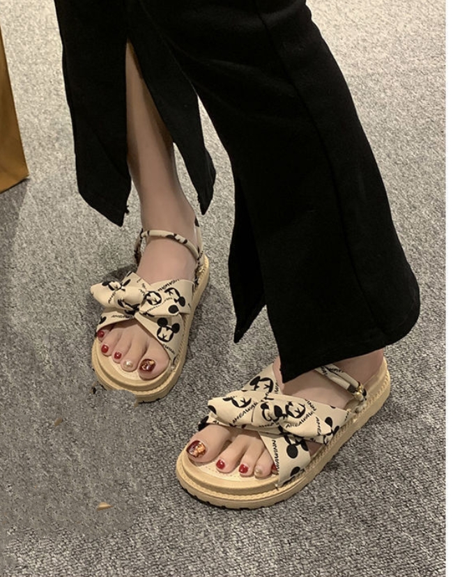 韓系透氣舒適軟底百搭兩穿涼鞋拖鞋 多款可選