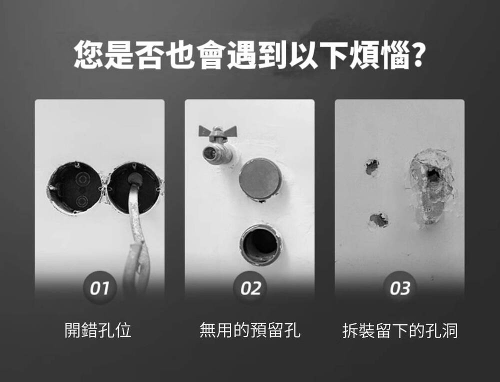 牆上修飾歐式掛勾 破損牆壁遮瑕專用