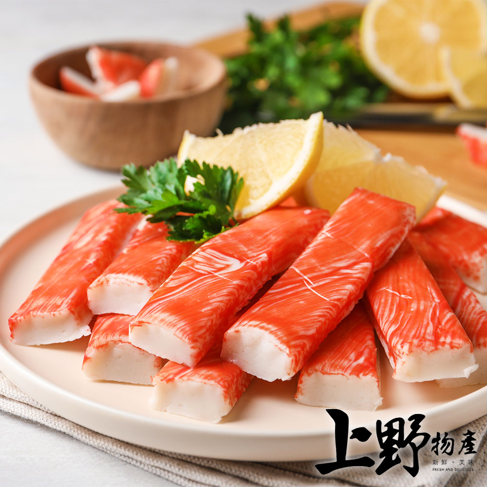 【上野物產】日式深海風味鮮甜蟹味棒270g 30根/盤
