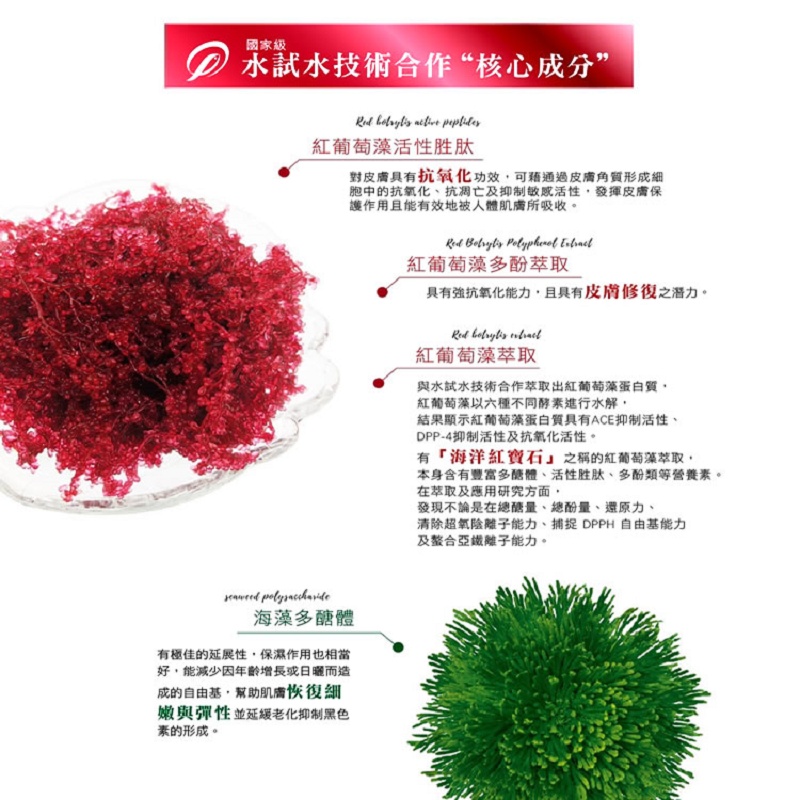 【GMP睿驊生技】紅葡萄藻生物纖維修護面膜5入/盒
