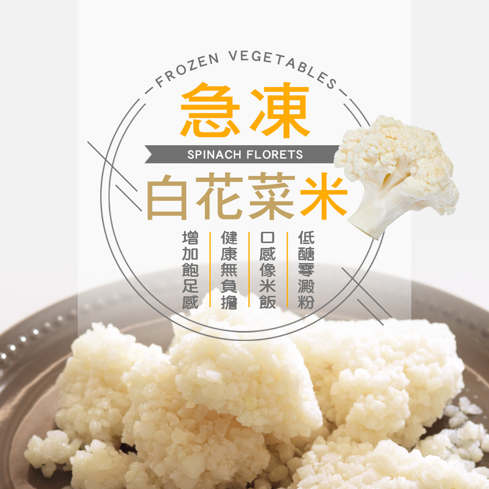 進口鮮熟凍蔬菜任選　青花菜/菠菜/白花菜米/玉米粒