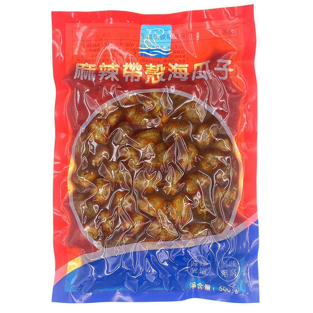 【祥鈺水產】麻辣帶殼海瓜子 每包500g