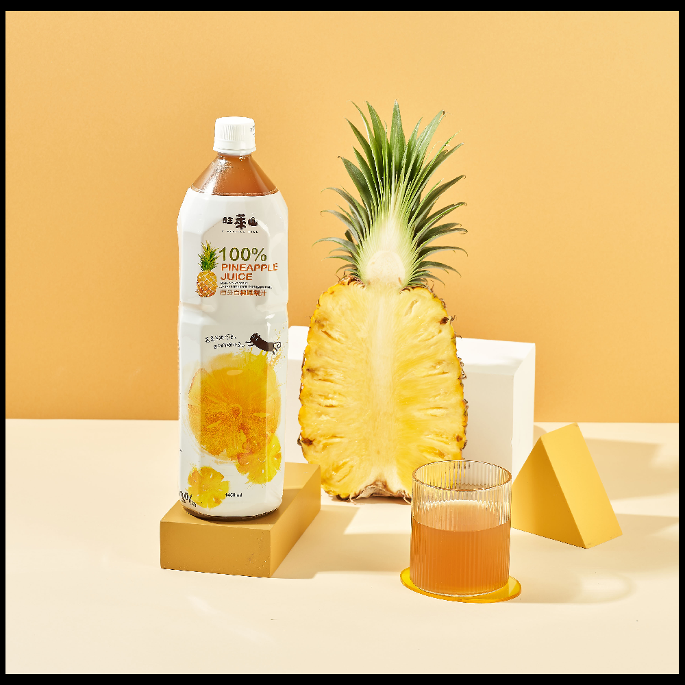 【旺萊山】100%無添加鳳梨原汁1450ml 鳳梨汁 水果汁 果汁 嘉義民雄栽種