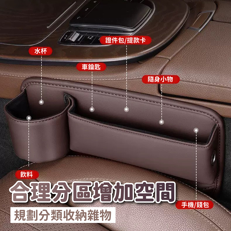 汽車座椅縫隙置物盒(2入/組) 車用收納