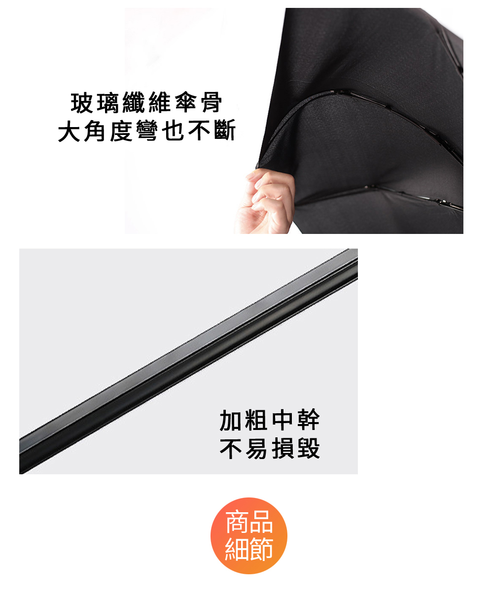 法式溫柔系一鍵開收輕巧抗風晴雨傘