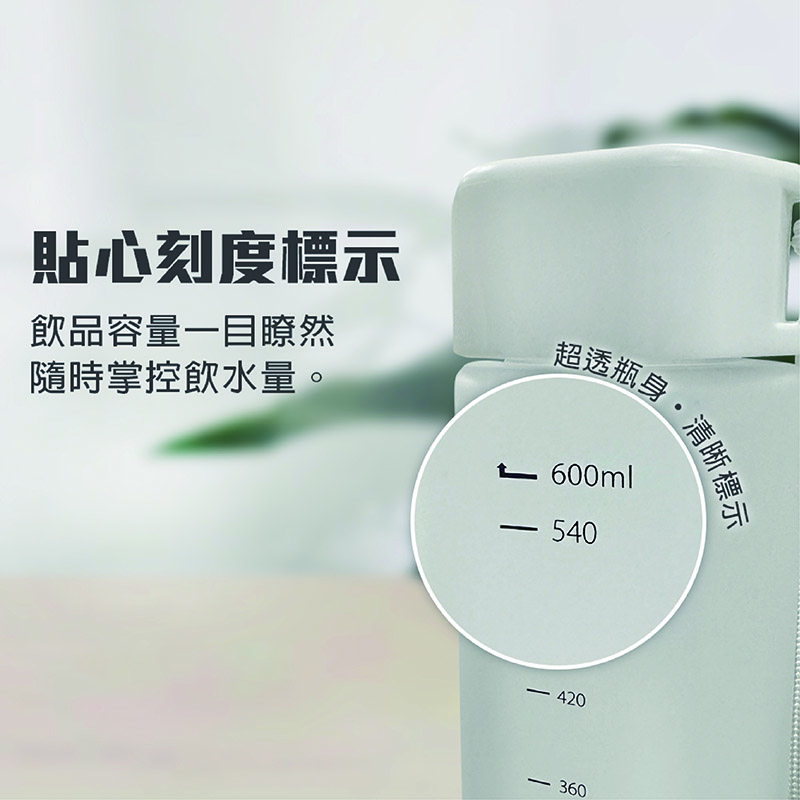 【GREEN BELL綠貝】童趣花森多邊形水壺600ml