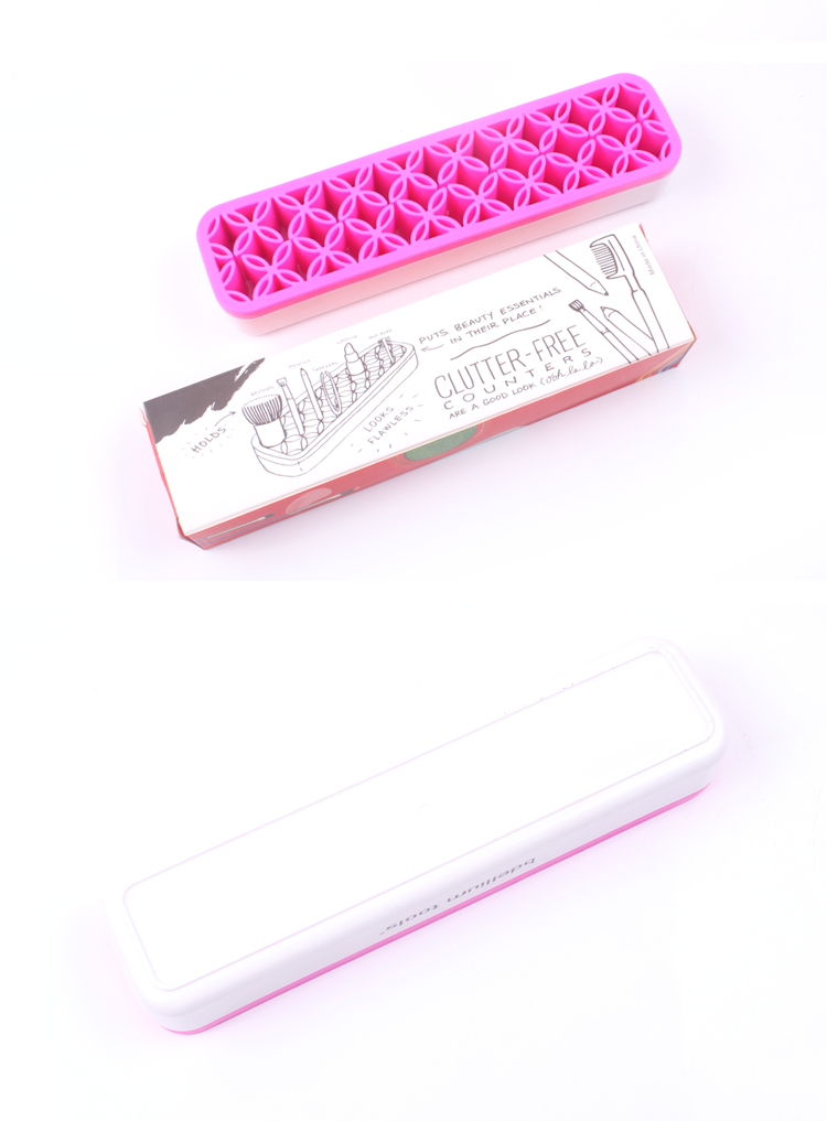 可拆卸化妝刷晾曬收納架 