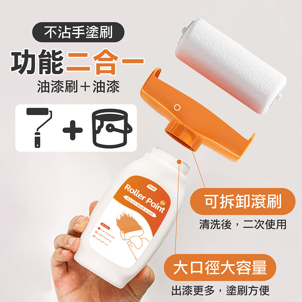 二合一牆面滾筒漆 水性乳膠漆