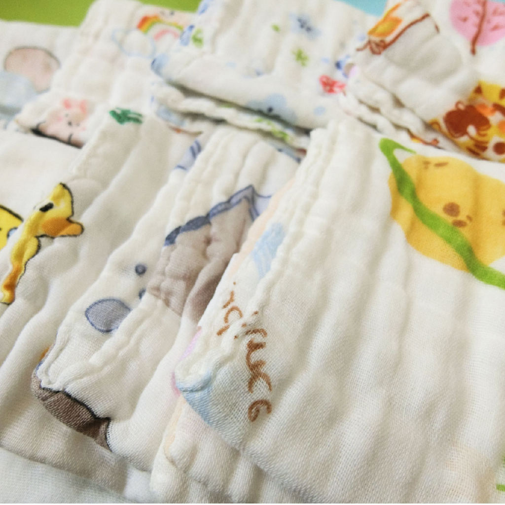 【凱美棉業】六層紗高密度超柔軟紗布童巾